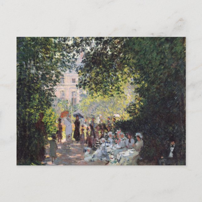 Carte Postale Claude Monet | Le Parc Monceau (Devant)