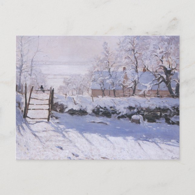 Carte postale Claude Monet Le paysage hivernal Mag (Devant)