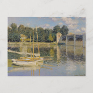 Carte Postale Claude Monet   Le pont d'Argenteuil, 1874