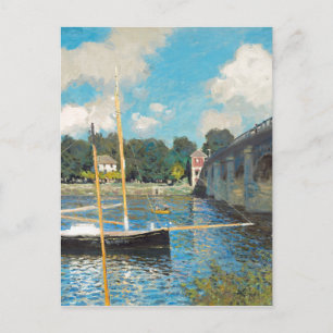 Carte Postale Claude Monet Le pont d'Argenteuil (1874)