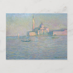 Carte Postale Claude Monet - L'église San Giorgio Maggiore,