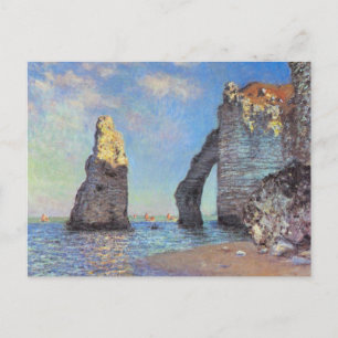 Carte Postale Claude Monet // Les falaises d'Etretat