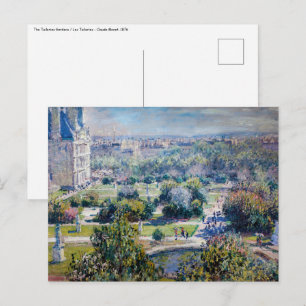 Carte Postale Claude Monet - Les Jardins des Tuileries