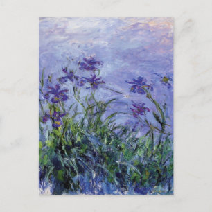 Carte Postale Claude Monet Lilac Irises