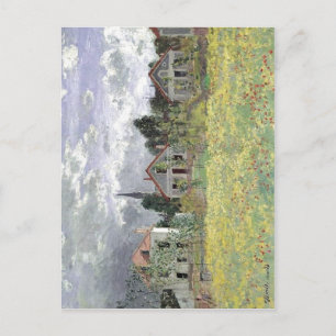 Carte Postale Claude Monet : Maisons d'Argenteuil, 1873 Oi en bo