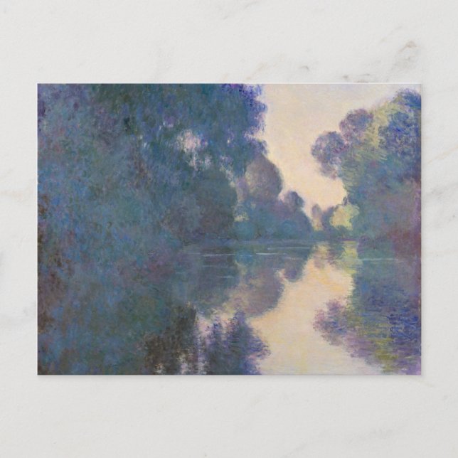 Carte Postale Claude Monet | Matin sur la Seine près de Giverny (Devant)