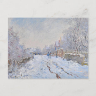 Carte Postale Claude Monet // Neige à Argenteuil