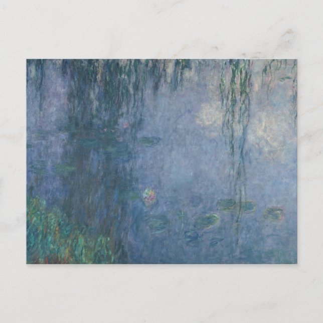 Carte Postale Claude Monet | Nénuphars : Willows pleurs, 1914 (Devant)