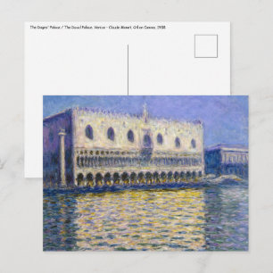 Carte Postale Claude Monet - Palais des Doges