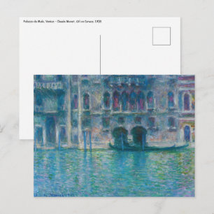 Carte Postale Claude Monet - Palazzo da Mula