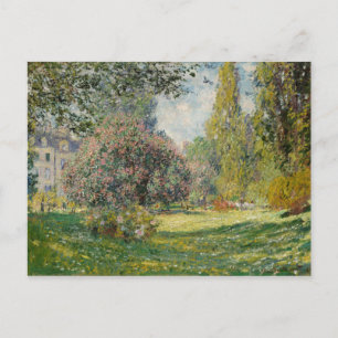 Carte Postale Claude Monet Paysage : Le Parc Monceau