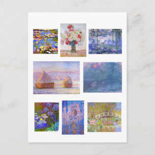 Carte Postale Claude Monet, Peintures d'art, Impressionnisme