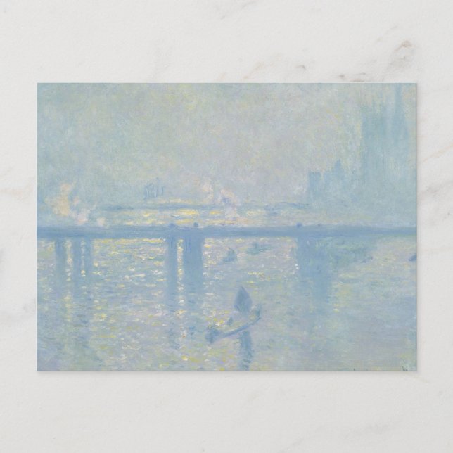 Carte Postale Claude Monet - Pont Charing Cross (Devant)