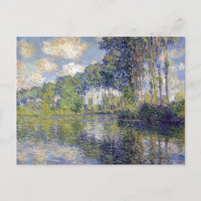 Carte Postale Claude Monet Poplars sur l'épte (Devant)
