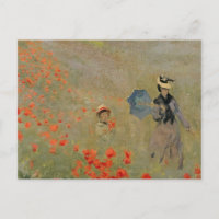 Claude Monet | Poppies sauvages, près d'Argenteuil