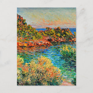 Carte Postale Claude Monet - Près de Monte Carlo,