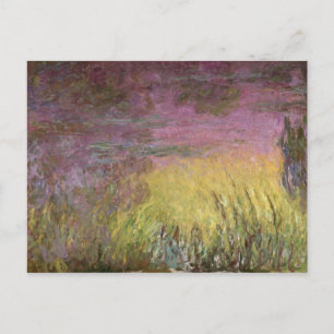 Carte Postale Claude Monet   Sunset Nénuphar, 1915-26