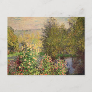 Carte Postale Claude Monet Un coin du jardin à Montgeron