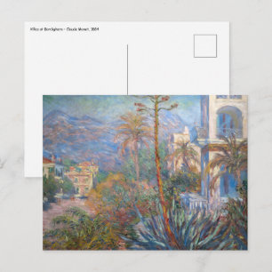 Carte Postale Claude Monet - Villas à Bordighera