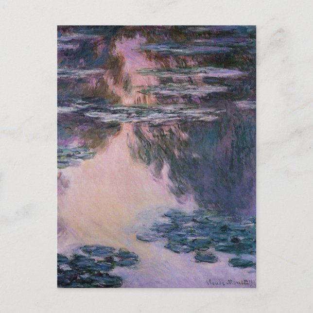 Carte Postale Claude Monet Water Lilies, Galerie 1907HD Fine Art (Devant)