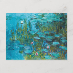 Carte Postale Claude Monet Water Lilies Nymphéas GalleryHD