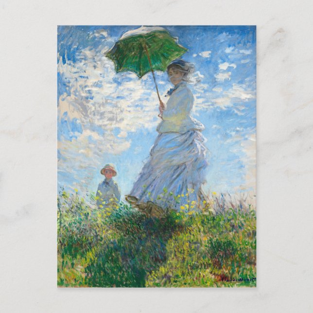 Carte Postale Claude Monet's Madame Monet and Her Son (Devant)