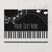 Clavier de piano et notes musicales