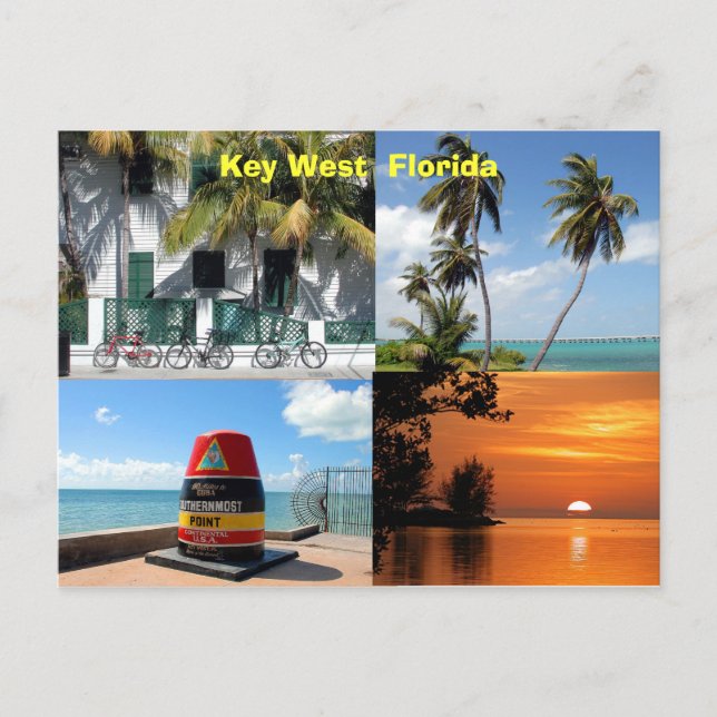 Carte Postale clé historique ouest floride usa (Devant)