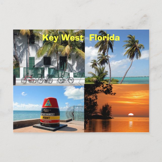Carte Postale clé historique ouest floride usa (Devant)