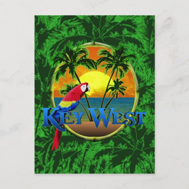Carte Postale Clé West Sunset (Devant)