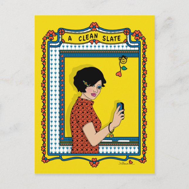 Carte postale Clean Slate_B_ (Devant)