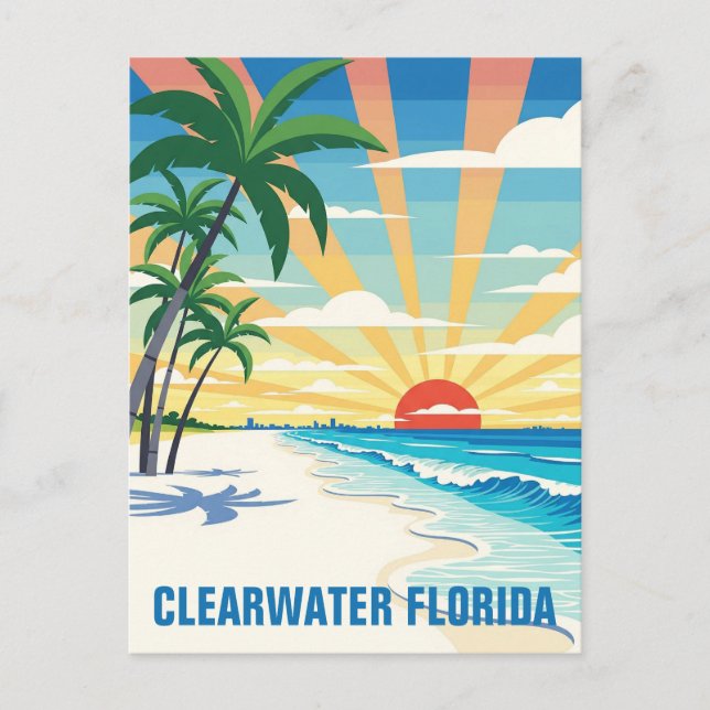 Carte Postale Clearwater Florida Travel (Devant)