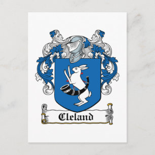 Carte Postale Cleland Family Crest