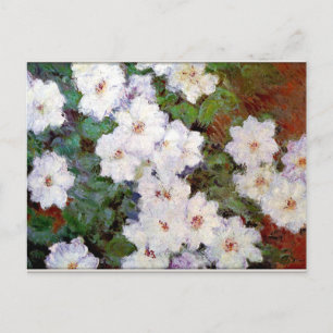 Carte Postale Clematis, 1887, tableau de Monet,