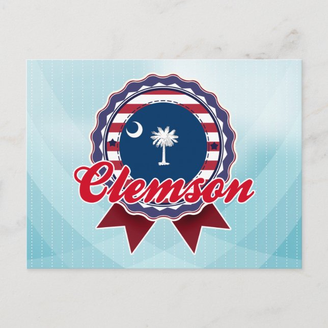 Carte Postale Clemson, SC (Devant)