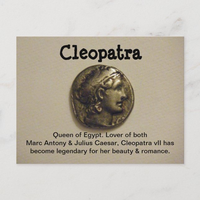 Carte postale Cleopatra Queen d'Égypte (Devant)