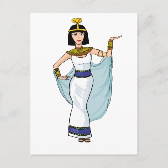 Carte Postale Cléopâtre le pharaon d'Egypte (Devant)