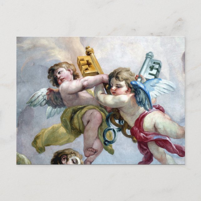 Carte Postale clés de fresque (Devant)