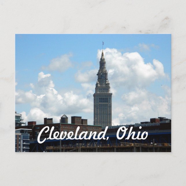 Carte postale Cleveland OH Tower (Devant)