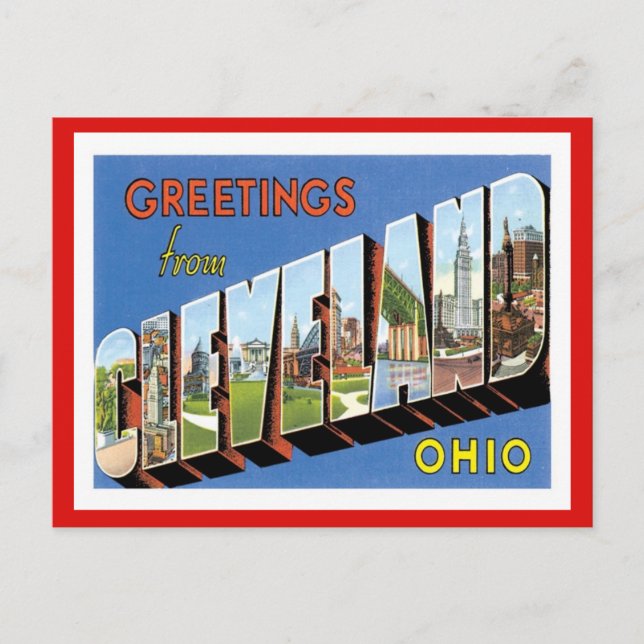Carte Postale Cleveland Ohio (Devant)
