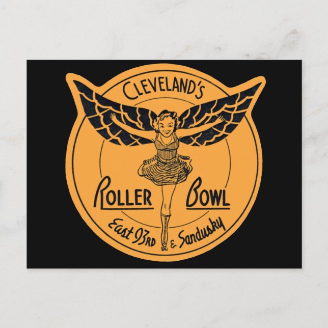 Carte Postale Cleveland Roller Bowl (Devant)
