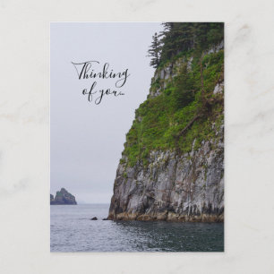 Carte Postale Cliff À Kenai Paintéralement Penser À Vous