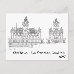 Carte postale Cliff House 1907