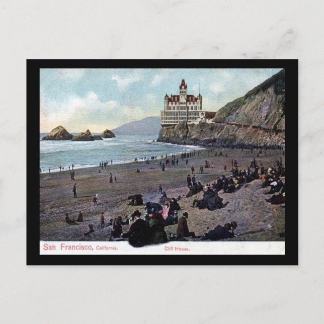 Carte Postale Cliff House San Francisco 1911 Vintage (Devant)