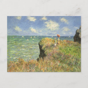 Carte Postale Cliff Walk at Pourville par Claude Monet