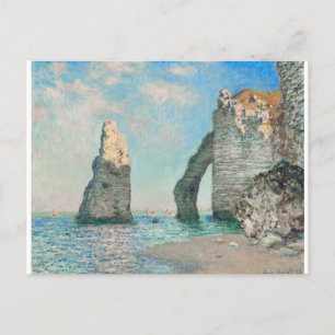 Carte Postale Cliffs at Etracétate 1885 par Claude Monet
