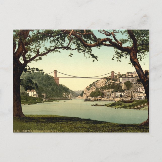 Carte Postale Clifton Suspension Bridge I, Bristol, Angleterre (Devant)