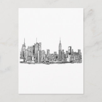Carte Postale Clin d'horizon de New York