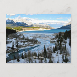 Carte Postale Cline River, Alberta, Canada