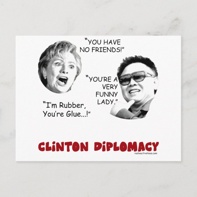 Carte Postale clintondiplomatie3 (Devant)
